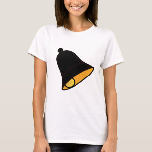 Camiseta Vermelho preto de Bell 45 graus os presentes de