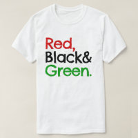 Vermelho, Preto e Verde - Afro-Americano