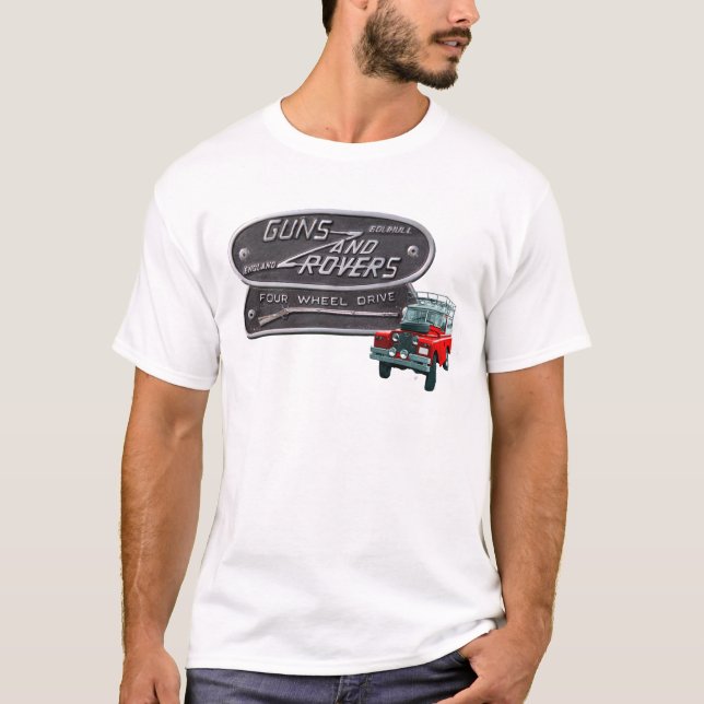 Camiseta Vermelho Rover das armas e dos vagabundos (Frente)