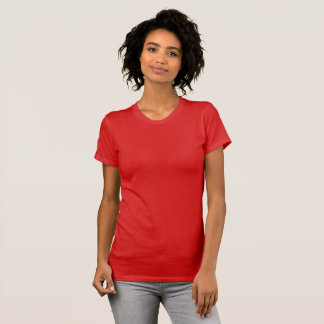 Camiseta Vermelho Simples Sem Design Nada