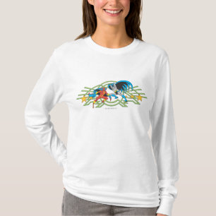 Camiseta Vermelho Tornado + Batman