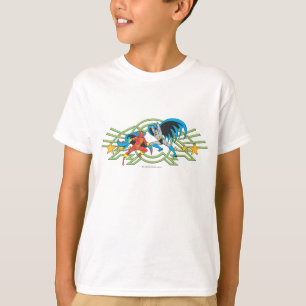 Camiseta Vermelho Tornado + Batman