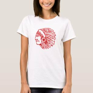 Camiseta Vermelho Vermelho Indiano
