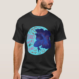 Camiseta vermes sanguíneos para bettas, não tigelas!