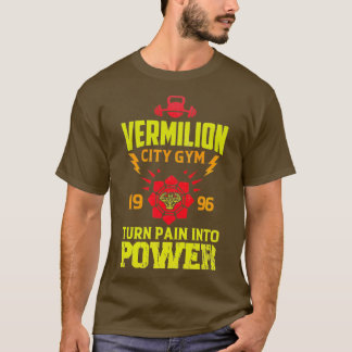 Camiseta Vermilion City Gym Transforma Dor Em Poder