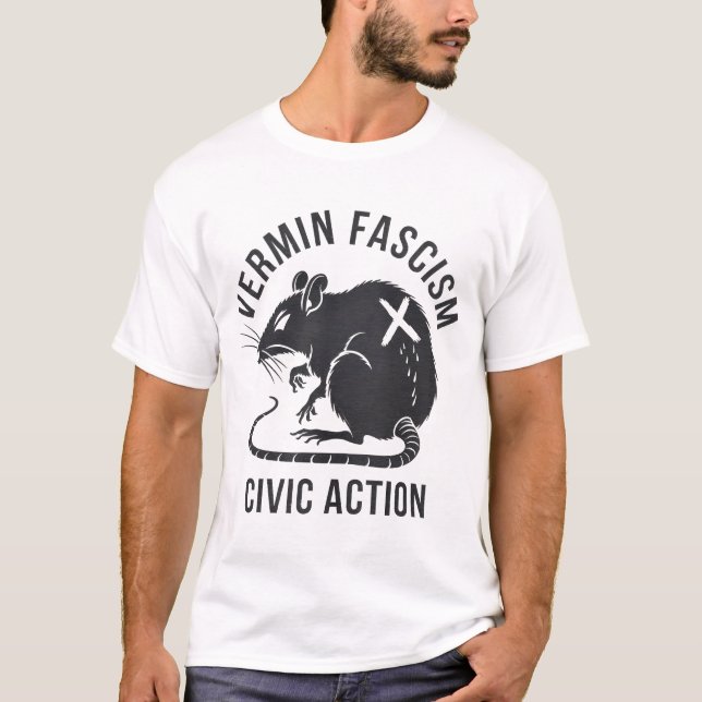 Camiseta Vermin Fascismo Ação Cívica (Frente)