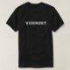 Camiseta Vermont (Frente do Design)