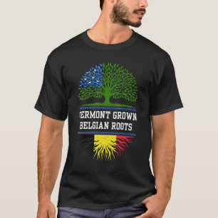 Camiseta Vermont Cresceu Com Raízes Belgas Na Bélgica