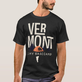 Camiseta Vermont É Meu Acampamento Base engraçado