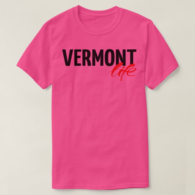 Camiseta Vermont Life (Frente do Design)