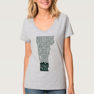 Camiseta Vermont Long Trail V-Neck T Shirt