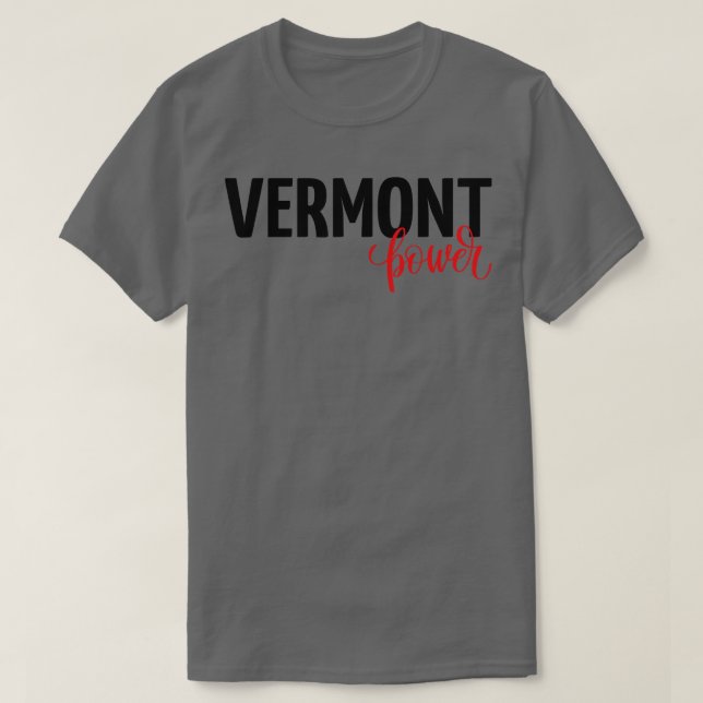 Camiseta Vermont Power (Frente do Design)