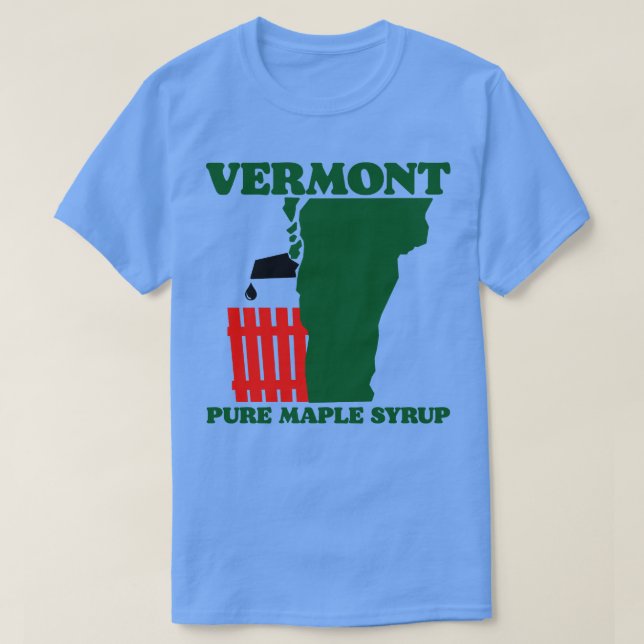Camiseta Vermont Pure Maple Syrup (Frente do Design)