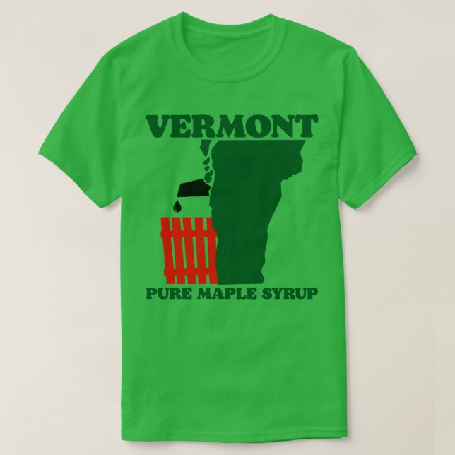 Camiseta Vermont Pure Maple Syrup (Frente do Design)