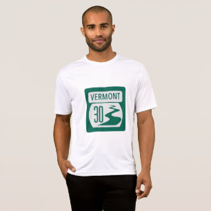 Camiseta Vermont Rt 30 Sinal de estrada T-Shirt