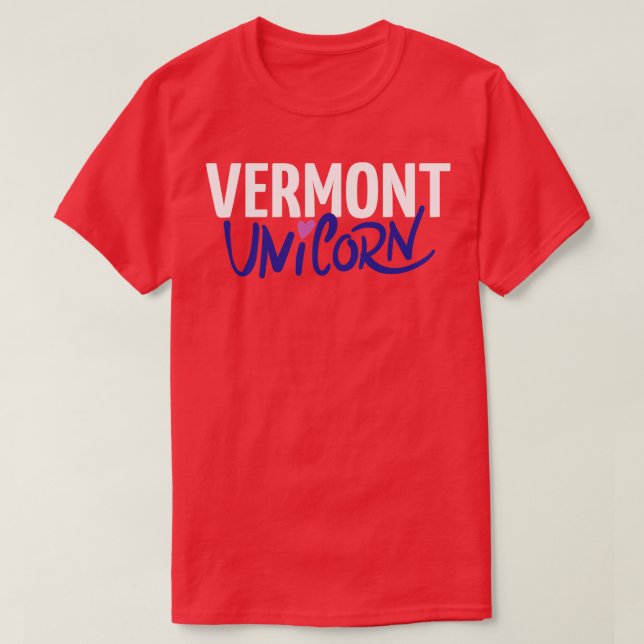 Camiseta Vermont Unicorn 2 (Frente do Design)