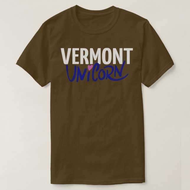 Camiseta Vermont Unicorn 2 (Frente do Design)