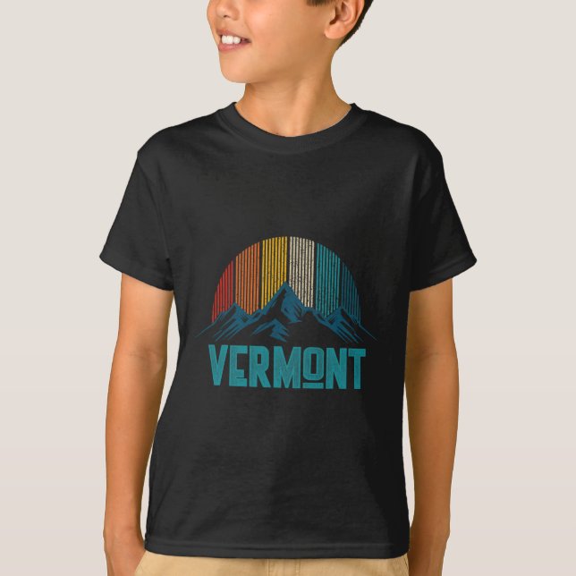 Camiseta Vermont Vintage Souvenir (Frente)