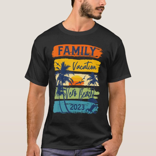 Camiseta Vero Beach 2023 Florida Vacation Matching Family G (Frente)