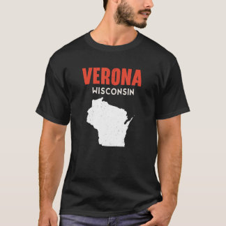 Camiseta Verona USA State America Travel Montanan Helena