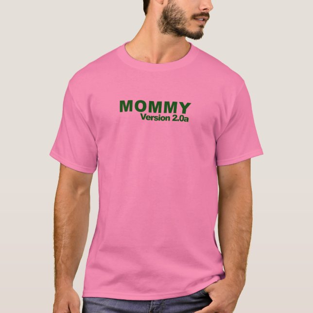Camiseta Versão 2.0a das mamães (Frente)