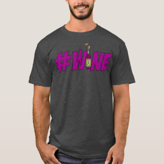 Camiseta Versão branca do WINE