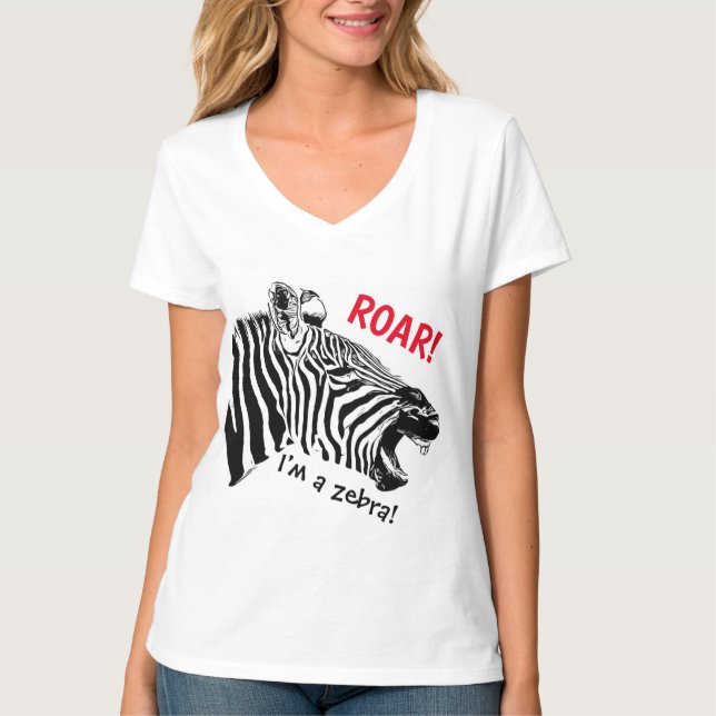 Camiseta Versão da zebra (Frente)