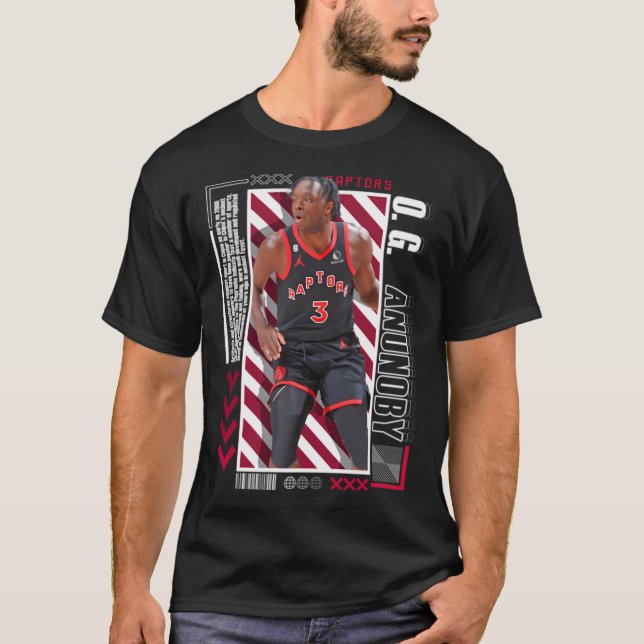 Camiseta Versão do OG Anunoby Paper Poster (Frente)