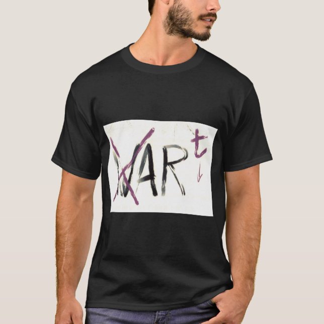 Camiseta Versão escura: Art. Não guerra (Frente)