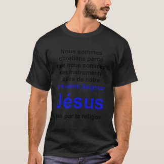 Camiseta Versão francesa do Estilo de Vida Cristão