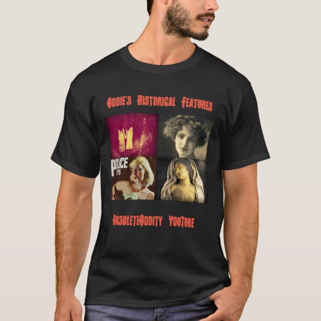 Camiseta Versão histórica 2 das características de Oddie (Frente)