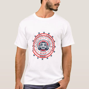 Camiseta Versão iniciada do logotipo de nossa empresa
