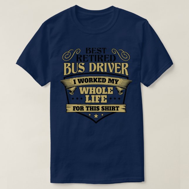 Camiseta Versão leve do driver de barramento melhor reforma (Frente do Design)