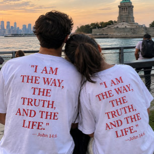 Camiseta Versículo Bíblico João 14:6