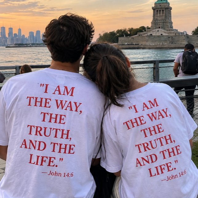 Camiseta Versículo Bíblico João 14:6 (Criador carregado)