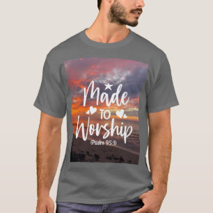 Camiseta Versículo Bíblico para Adoração