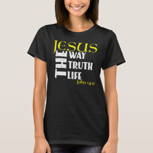 Camiseta Versículo da Bíblia Cristã João 146 2