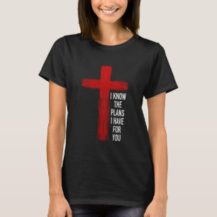 Camiseta Versículo da Bíblia da Cruz de Jesus Cristão