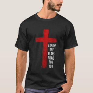 Camiseta Versículo da Bíblia da Cruz de Jesus Cristão