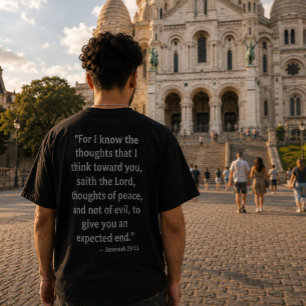 Camiseta Versículo da Bíblia Jeremias 29:11