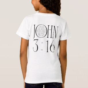 Camiseta Versículo da Bíblia João 3:16