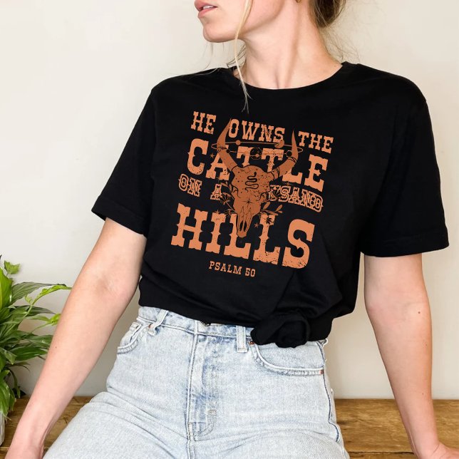 Camiseta Verso bíblia ocidental cristão (Criador carregado)