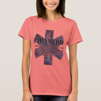Camiseta verso da bíblia paramédica