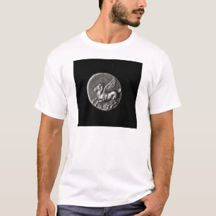Camiseta Verso da moeda que descreve Pegasus