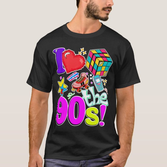 Camiseta Verso da Vintage de 90 s (Frente)