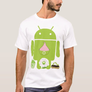 Camiseta Versões do Android