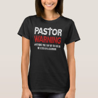Versos da Bíblia do Pastor Engraçado Advertindo o