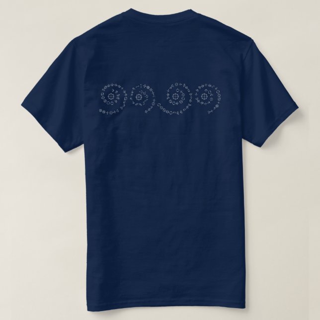 Camiseta Versos de potência Katakamuna - 5 a 8 canções de c (Verso do Design)