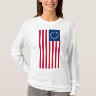 Camiseta Vertical Betsy Ross Flag