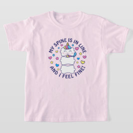 Camiseta Verticorn™ Minha Coluna Está Em Filhos Chiroprátic